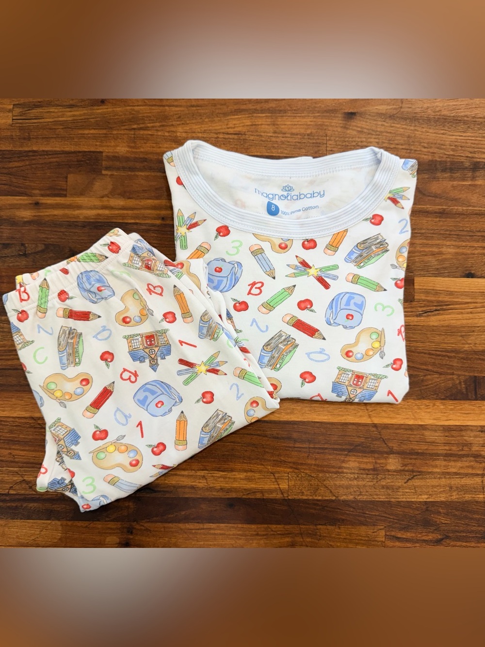 Magnolia Baby Kids School Day Sweetness Pajamas - Size 8